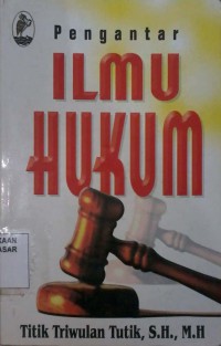 Image of Pengantar Ilmu Hukum